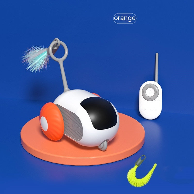 Cat Car Toy: Interactive Remote Control & USB Charging